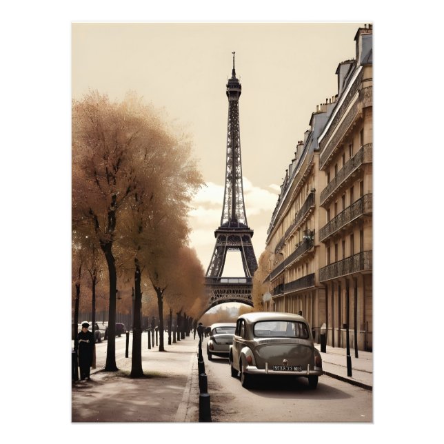 Paris poster vintage (Devant)