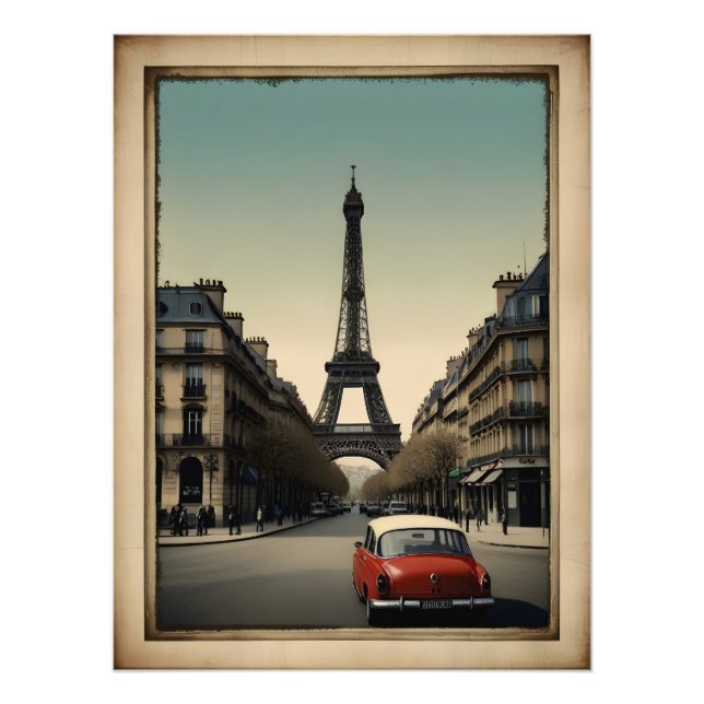 Paris poster vintage (Devant)
