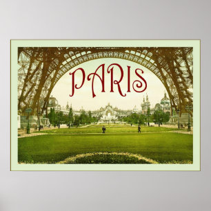 Paris ~ Poster Vintage voyage