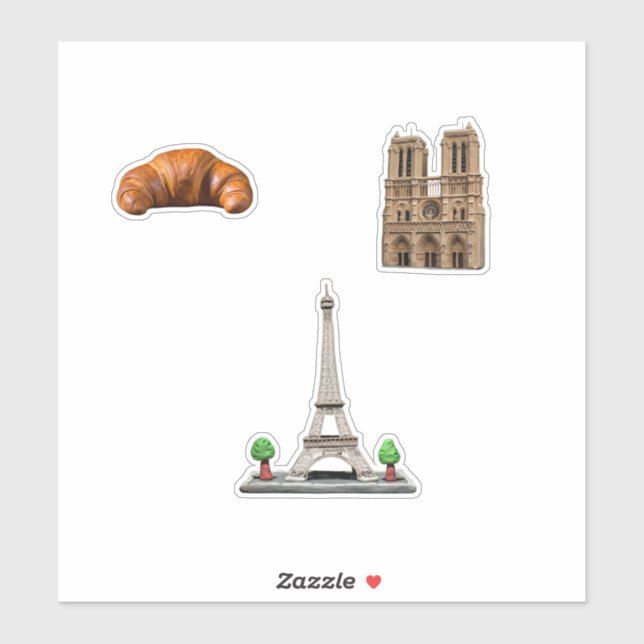 paris stickers (Feuille)