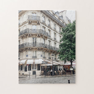 Paris Street Corner Photo Jigsaw Puzzle