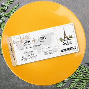 Paris Surprise Carte d'Anniversaire