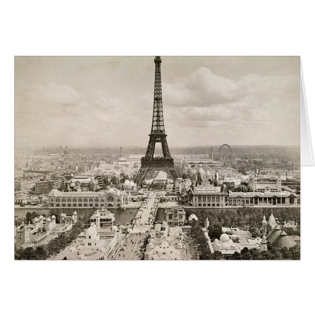 Paris : Tour Eiffel, 1900 (Devant Horizontal)