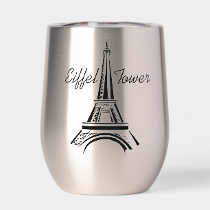 Paris Tour Eiffel Design Vin Thermique Tumbler