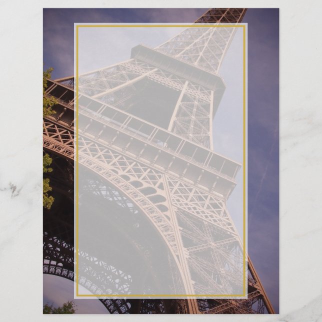 Paris Tour Eiffel Photo emblématique (Devant)