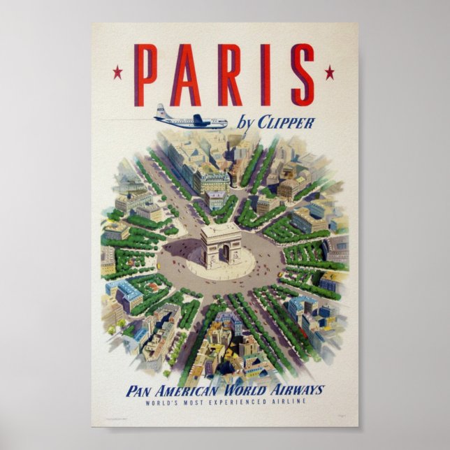 Paris Vintage Poster (Devant)
