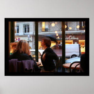 Parisian Atmosphere Caline Rue Rambuteau Poster