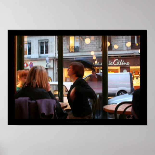 Parisian Atmosphere Caline Rue Rambuteau Poster (Devant)