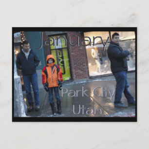 Park City Utah 01 22 12 personnes carte postale
