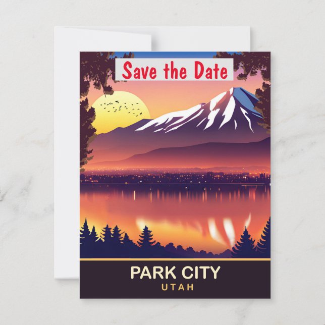 Park City, Utah, Carte postale Voyage (Devant)
