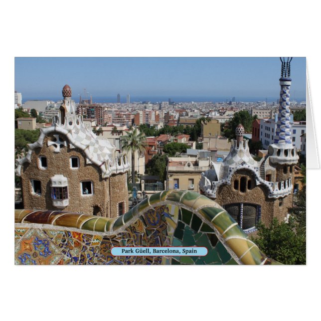 Park Güell, Barcelone, Espagne (Devant horizontal)