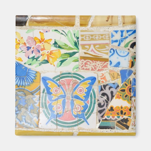 Park Guell mosaïques Magnet (Devant)