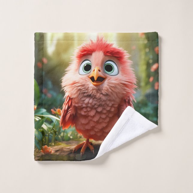 Parker - Le Cardinal Rouge Chick (Gant de toilette)