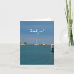 Parking Au Carte de remerciements Du Port De Macki