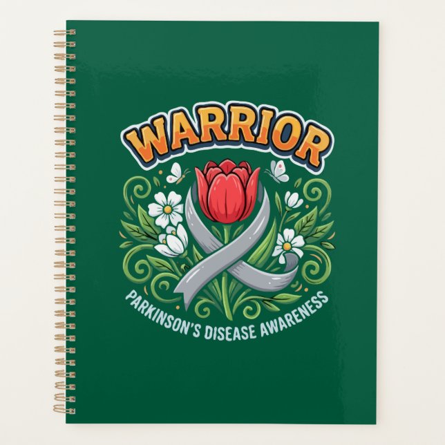Parkinson's Disease Awareness Warrior Red Tulip  (Devant)