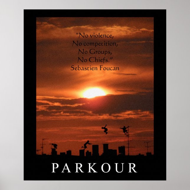 Parkour Quote Poster (Devant)