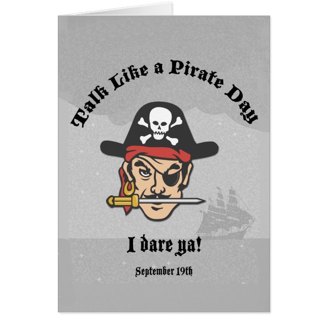 Parle comme une journée de pirates ! (Devant)