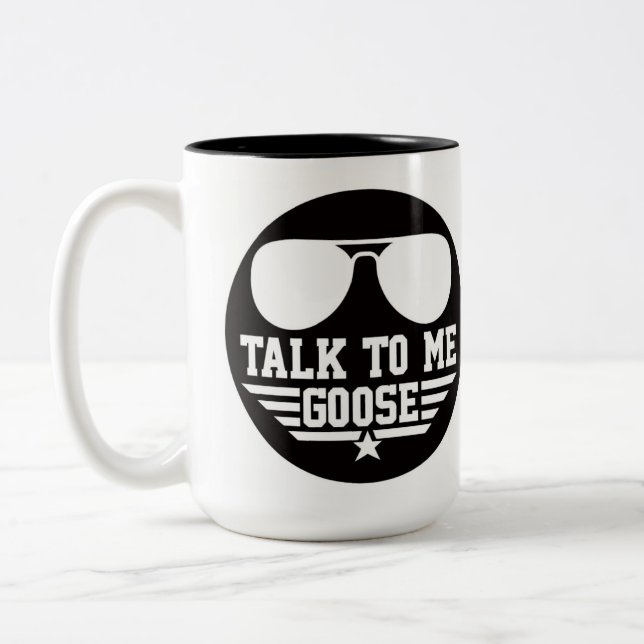 Parle-moi Goose Aviators Mug (Gauche)