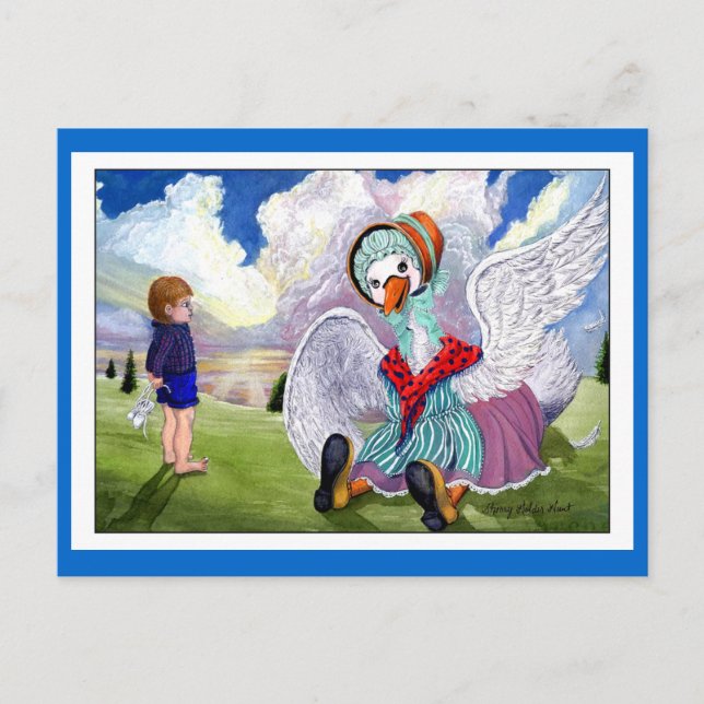 Parler à la carte postale de Mère Goose (Devant)