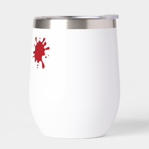 Parleur à vin à splash rouge personnalisable