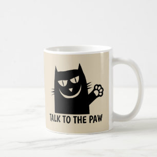 PARLEZ À LA PAW CAT Coffee Mugs