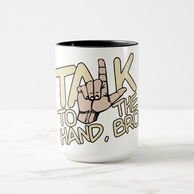 Parlez à la tasse à main - choisissez style, coule (Centre)