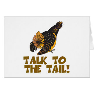 Parlez au poulet à la queue