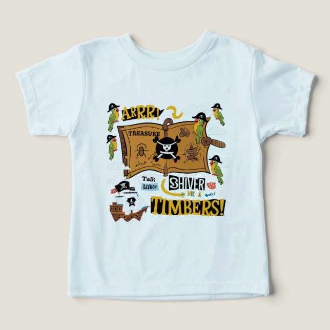 Parlez comme une journée de pirates (Design Recto)