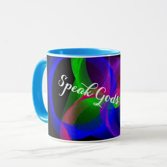 Parlez de la Parole de Dieu café Mug (Devant gauche)