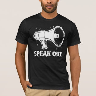Parlez le T-shirt de mégaphone