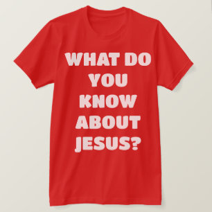 Parlez-moi de Jésus Evangélisme Chrétien T-shirt