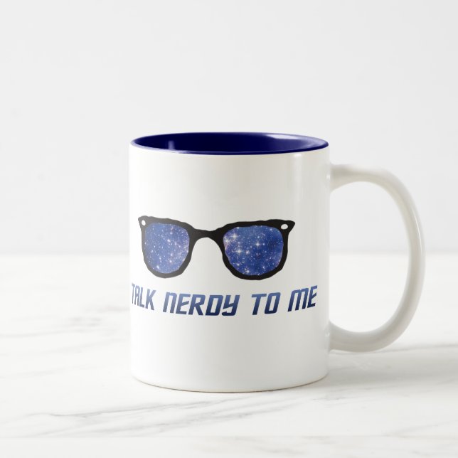 Parlez Nerdy Pour Moi Les Étoiles Spatiales Mug (Droit)