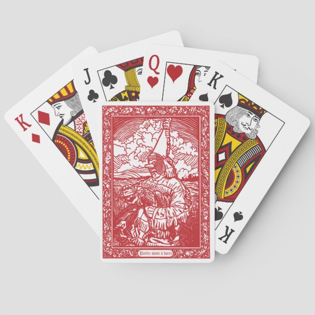 Parlez nous à boire Bourrée Jeu de Cartes (dos)