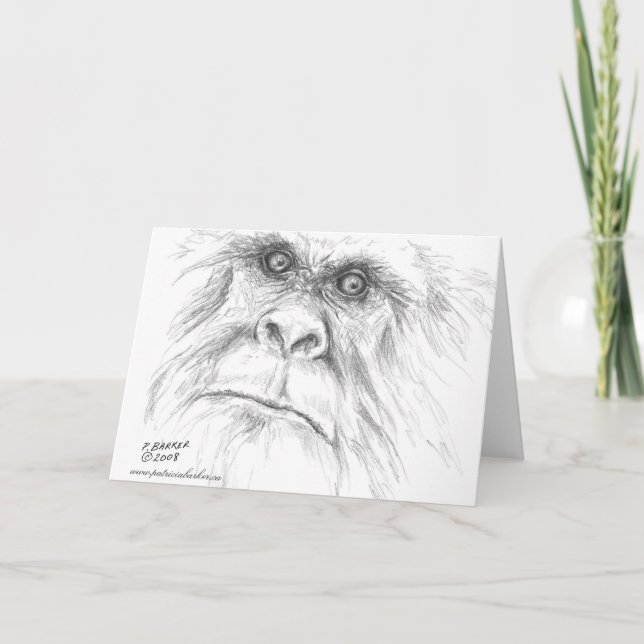Parlons les cartes de note de Bigfoot (Devant)
