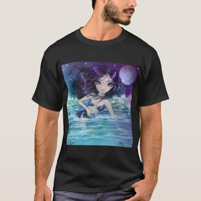 Parmi le T-Shirt de sirène de mer douce (Devant)