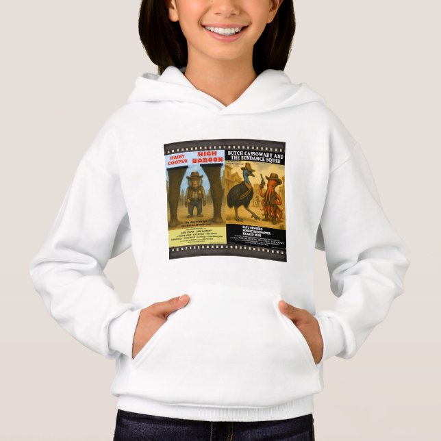 Parodie d'affiche de film animalier western (Devant)