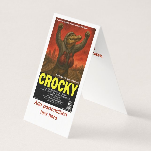 Parodie de film classique Crocky (Front)