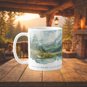 Parole de la Bible Ésaïe 41:10 Mug de montagne