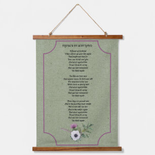 Paroles de Flower of Scotland Tapisserie murale