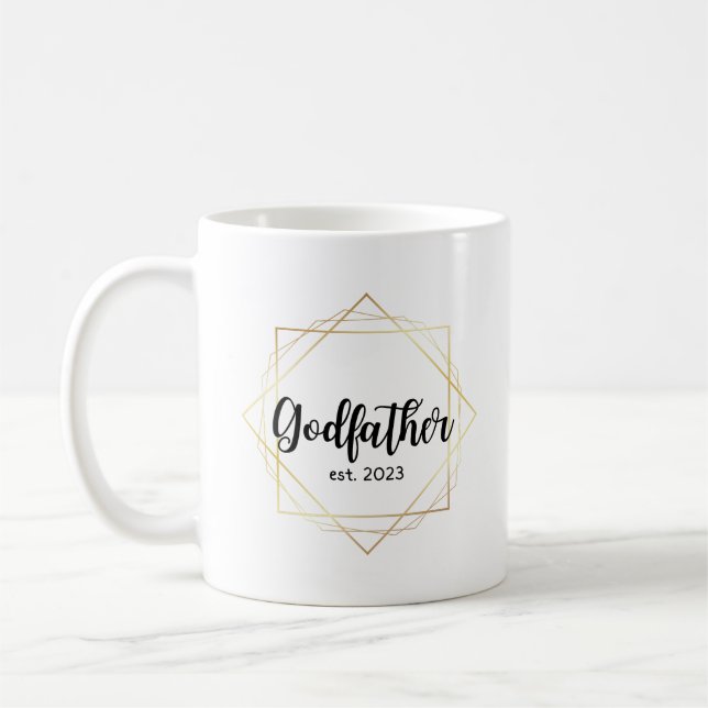 Parrain 2023 Mug Godparents Proposition Cadeau (Gauche)