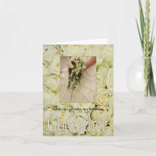 Parrain Bridesman merci (Devant)