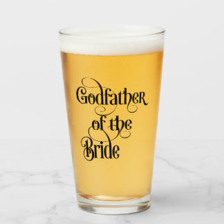 Parrain de la Mariée Verre