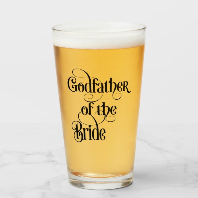 Parrain de la Mariée Verre (Devant (rempli))