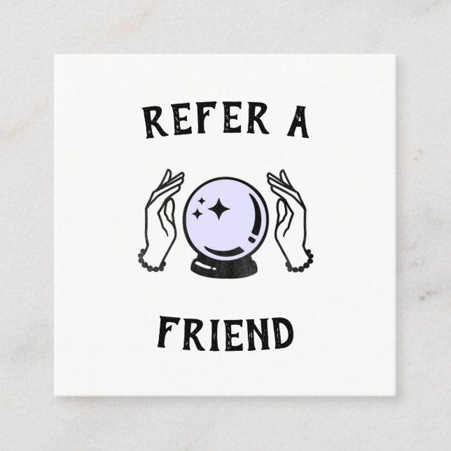 Parrainage Carte d'aiguillage de client moyen psychique (Devant)