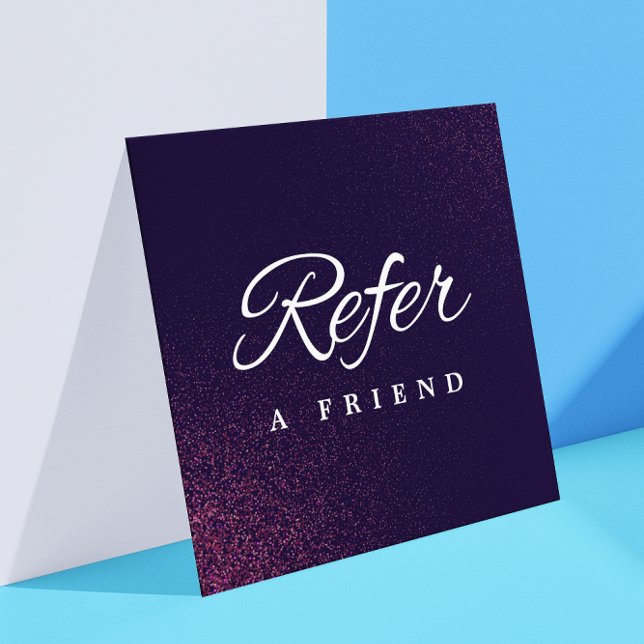 Parrainage Carte de recommandation d'entreprise minimaliste (Minimalist Business Referral Card
)