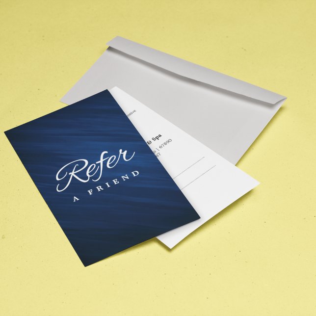 Parrainage Carte de recommandation d'entreprise minimaliste (Minimalist Business Referral Card)