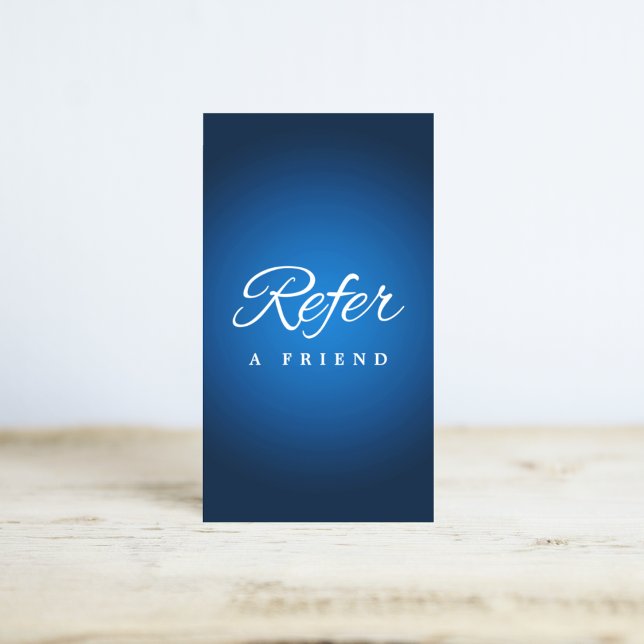 Parrainage Carte de recommandation d'entreprise minimaliste (Minimalist Business Referral Card
)