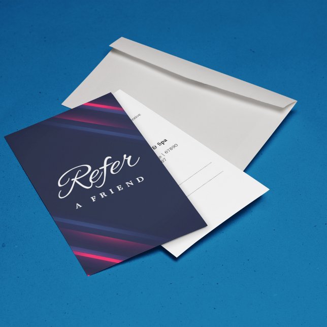 Parrainage Carte de recommandation professionnelle minimalist (Minimalist Business Referral Card)
