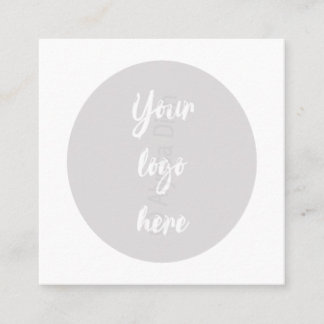 Parrainage Carte de renvoi élégante