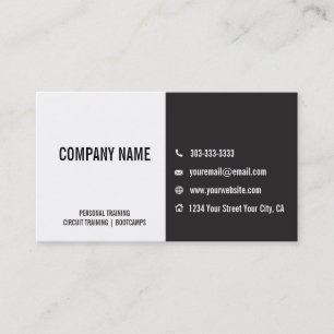Parrainage Carte de visite d'orientation de la classe Fitness
